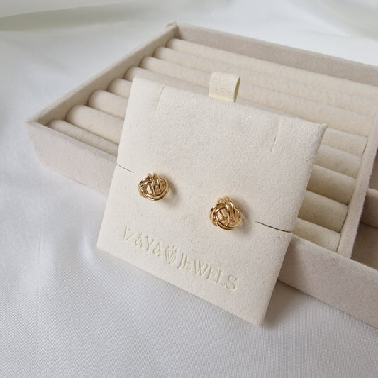 Infinity Gold Studs