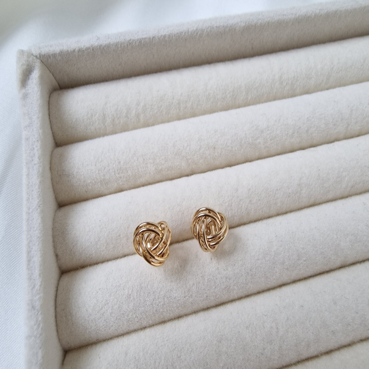Infinity Gold Studs