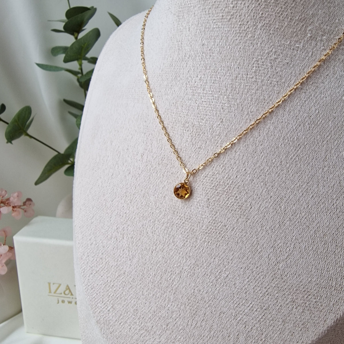 Azure Glow - Charm Necklace