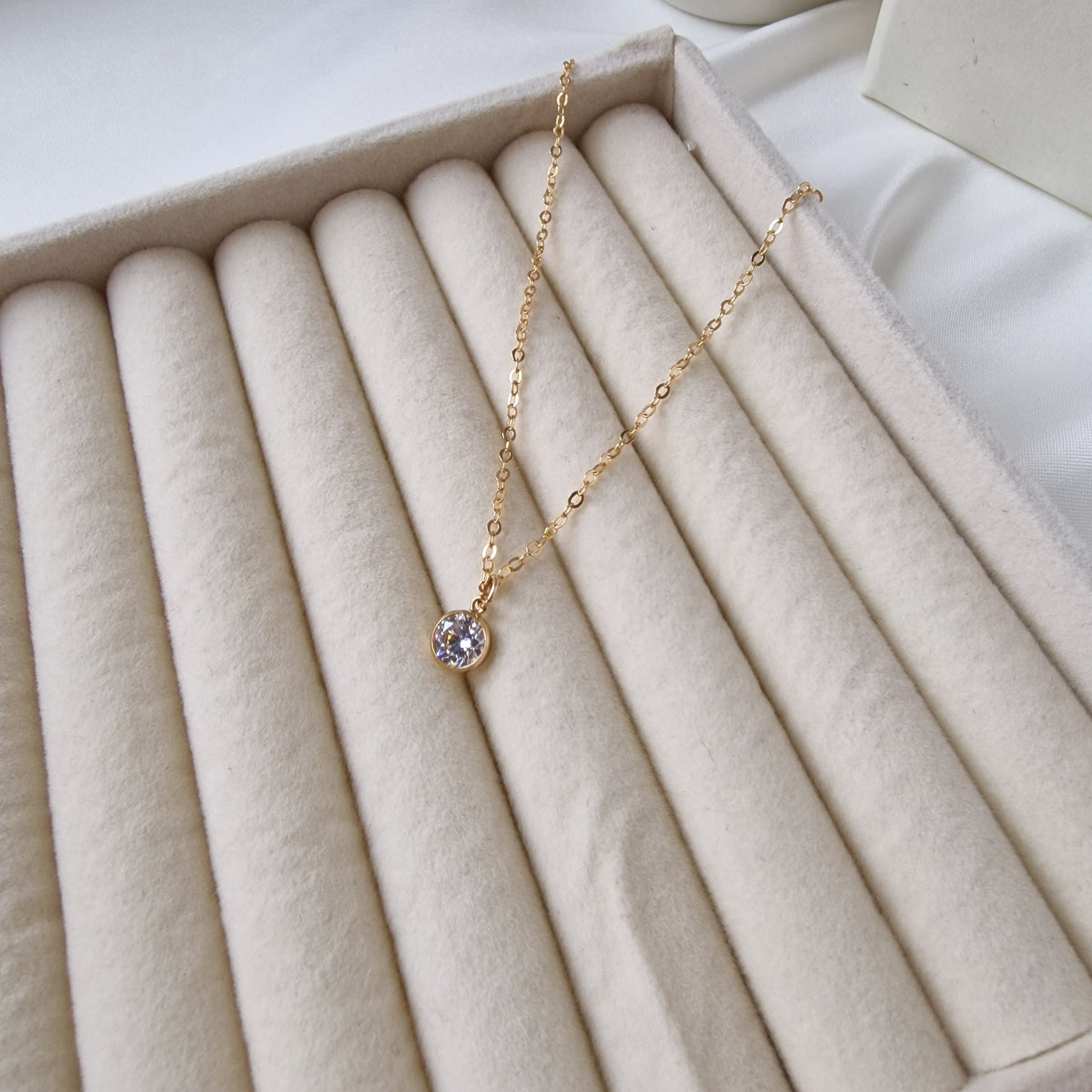Azure Glow - Charm Necklace
