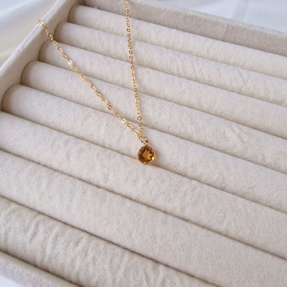 Azure Glow - Charm Necklace