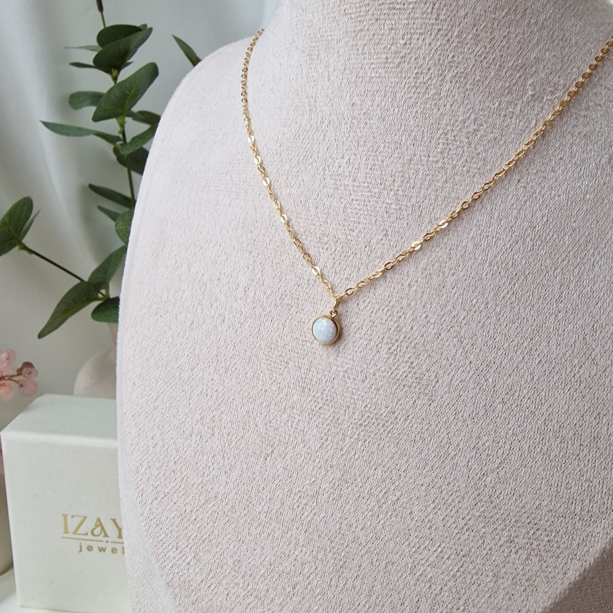 Azure Glow - Charm Necklace